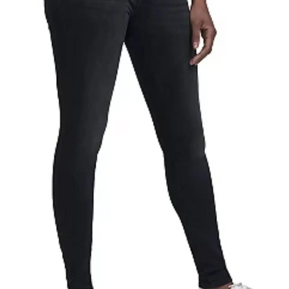 Buffalo Mid Rise Felow Stretch Skinny Black Rinse NWT Pants Luxury/Designer - Picture 4 of 8